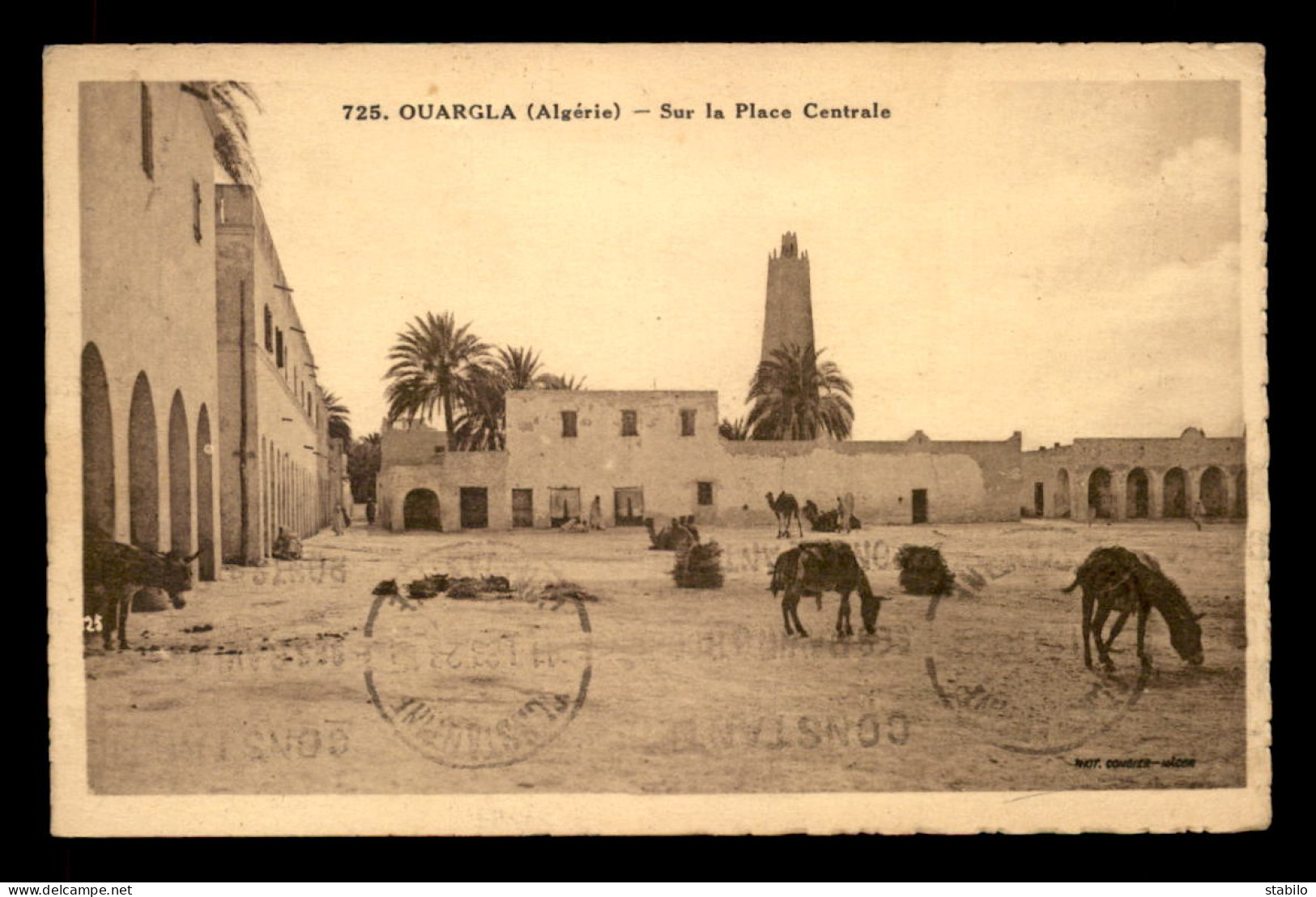 ALGERIE - SAHARA - OUARGLA - LA PLACE CENTRALE - Ouargla