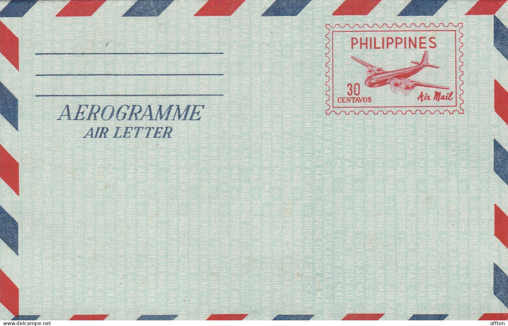 Philippines Air Letter Aerogramme - Filippine