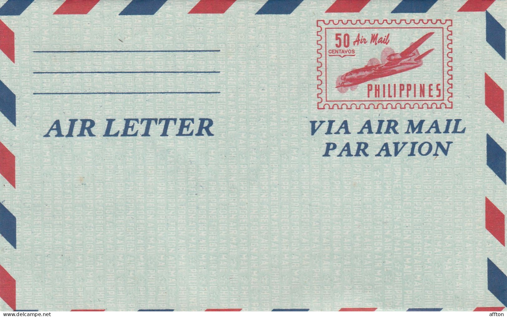 Philippines Air Letter - Filipinas