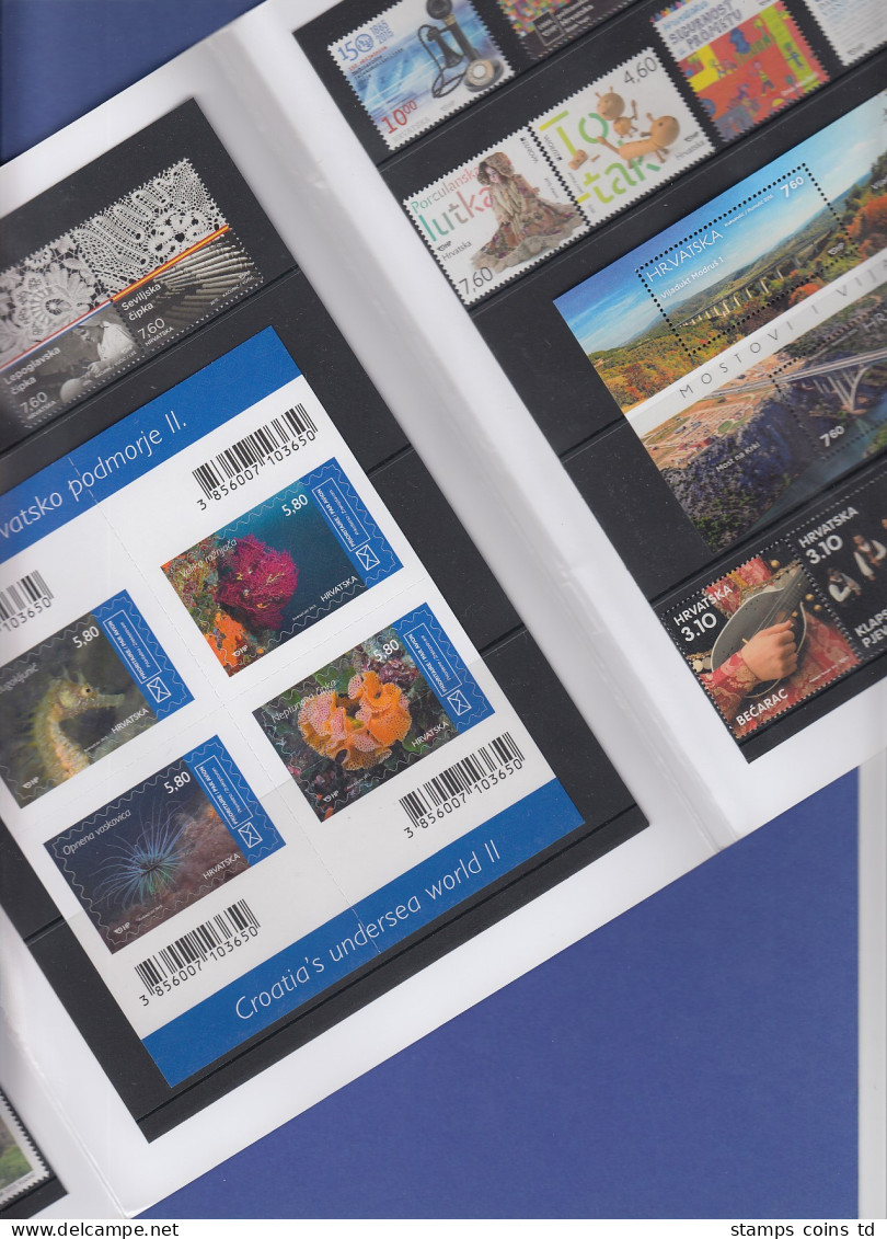 Hrvatska / Kroatien Offiz. Briefmarken-Jahrbuch Der Post 2015 Kpl. Bestückt ** - Croatie