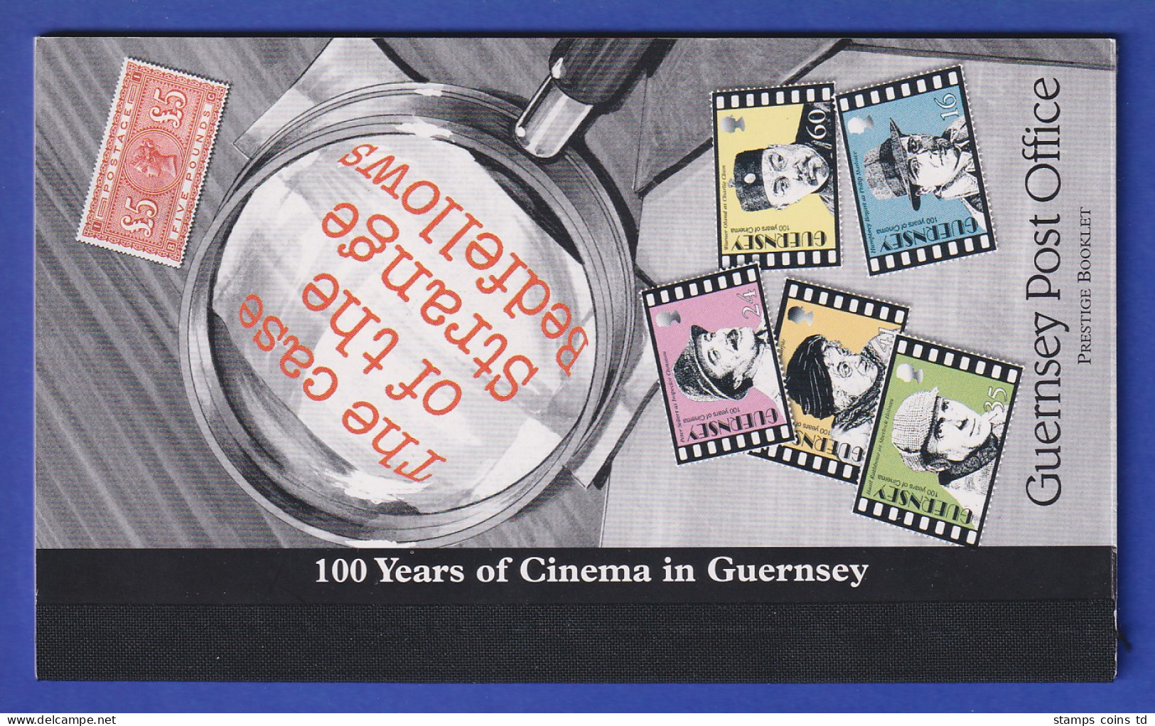 Guernsey 1996 100 Jahre Kino Markenheftchen Mi.-Nr. MH 40 ** - Guernesey
