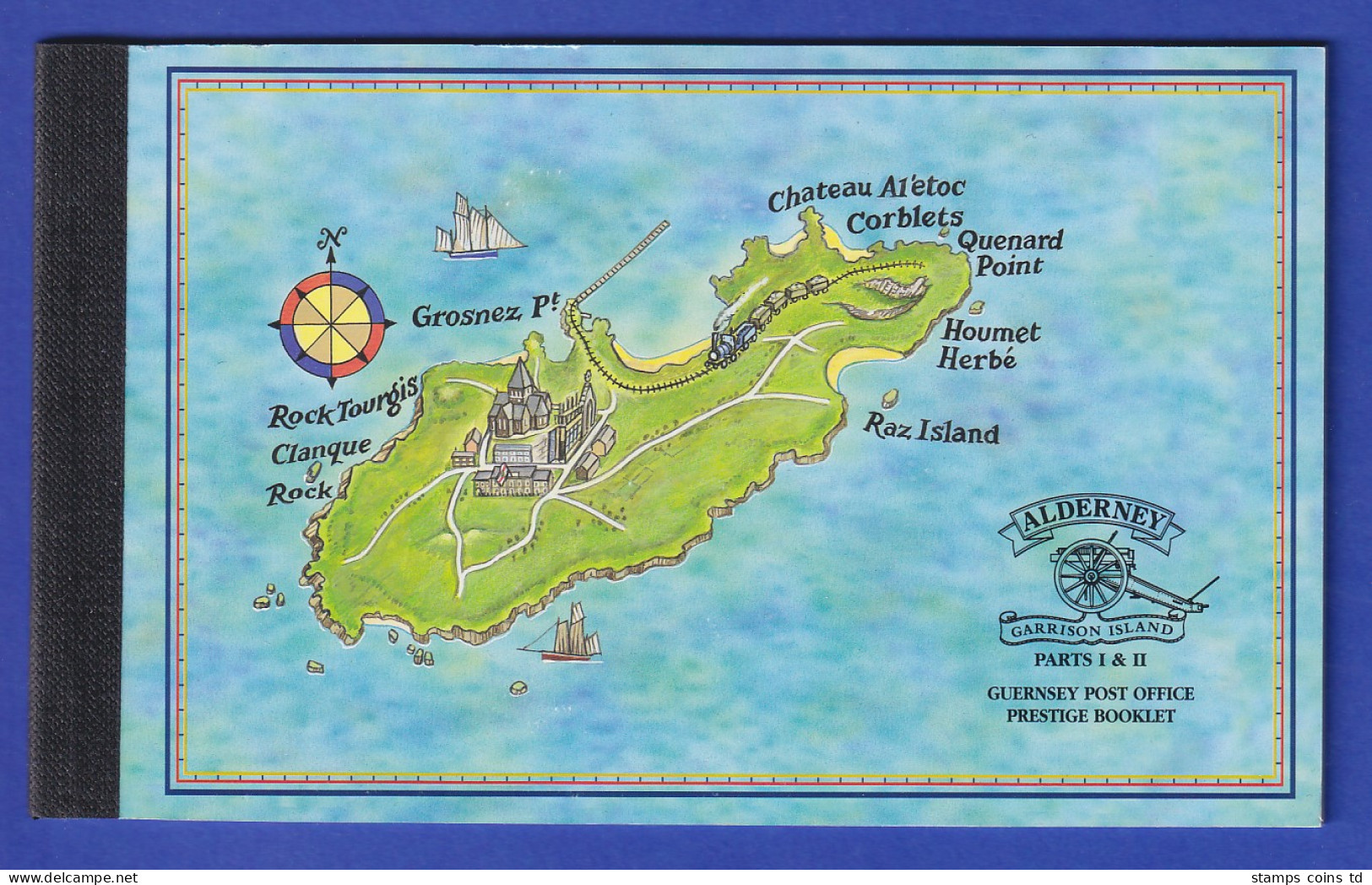 Guernsey-Alderney 1997 Historische Entwicklung Markenheftchen Mi.-Nr. MH 6 ** - Guernesey