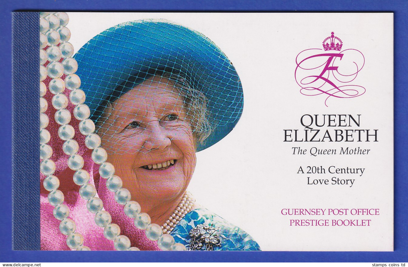 Guernsey 1999 The Queen Mother Markenheftchen Mi.-Nr. MH 43 ** - Guernesey