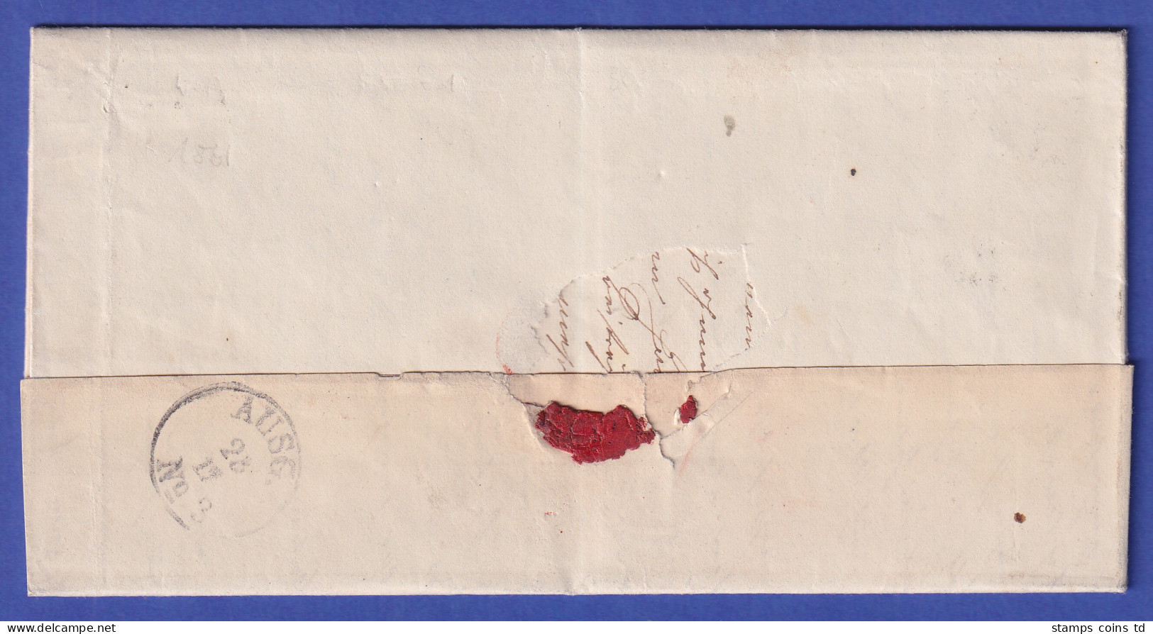 Preußen Dienstbrief Mit Zweizeiler CAMMIN, 1861 - Sonstige & Ohne Zuordnung