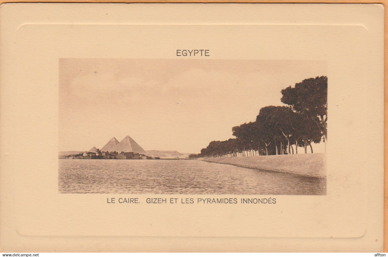 Gizeh Cairo Egypt 1906 Postcard - Gizeh