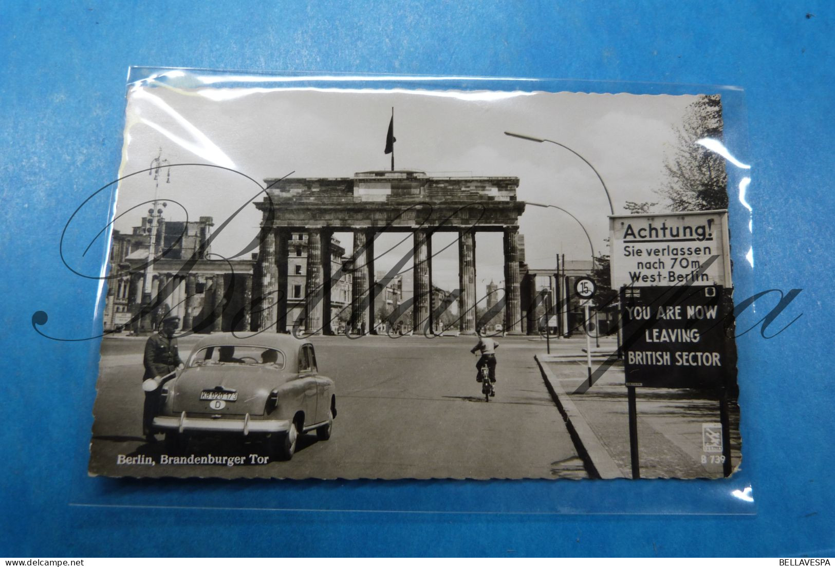 Berlin Brandenburger Tor West Berlin Frontiere Border - Lüttich