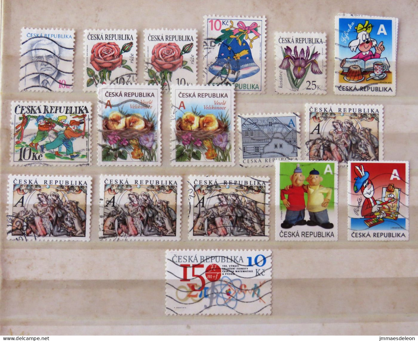 Czech Rep. 2008 - 2012 Flowers Architecture Painting Cartoons Easter Mathematics - Used Stamps