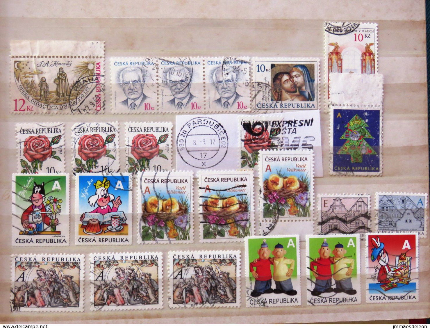 Czech Rep. 2007 - 2011 Flowers Architecture Music Cartoons Christmas - Used Stamps