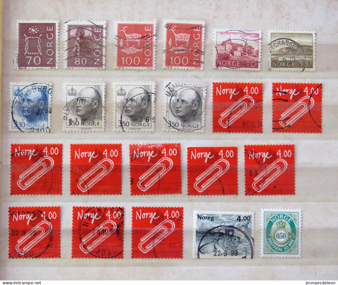 Norway 1964 - 2001 King Churches Animals Clip Fish Horn - Used Stamps
