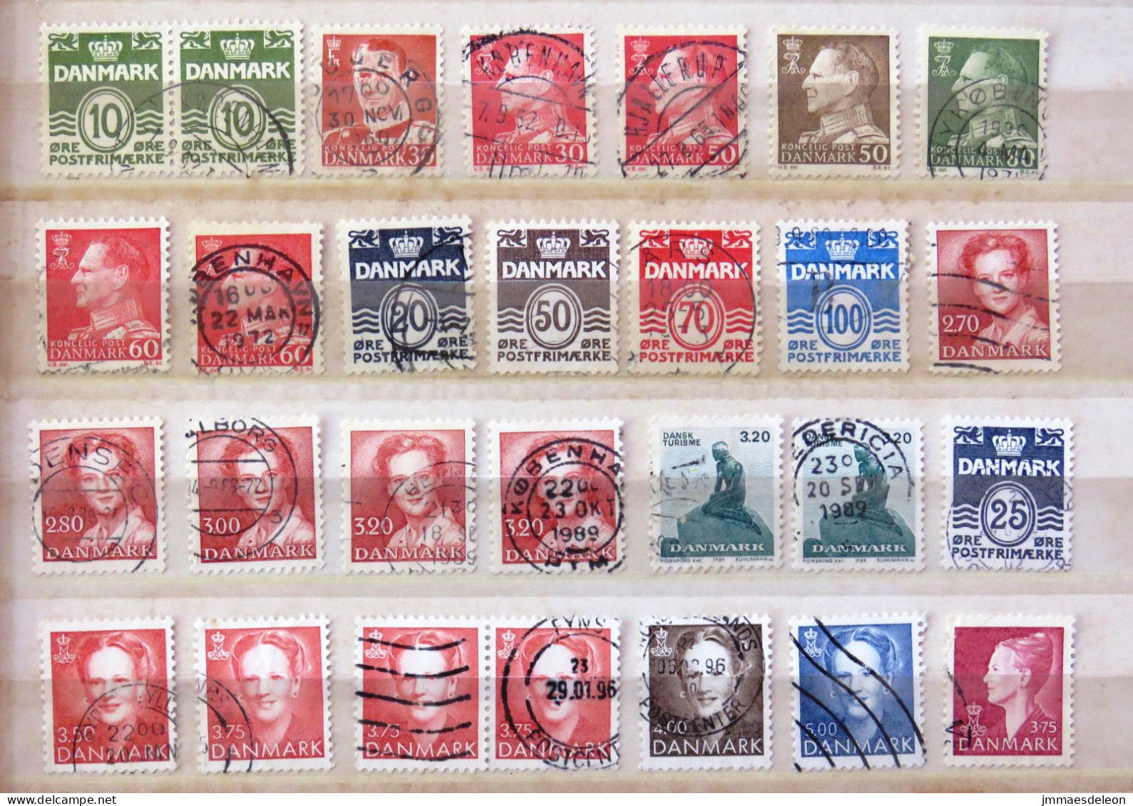 Denmark 1950 - 1990 King Queen Mermaid  - Gebruikt