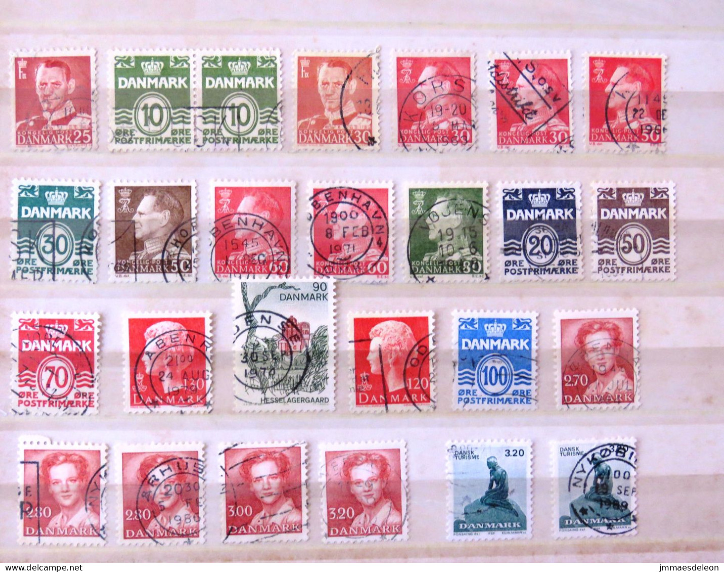 Denmark 1948 - 1989 King Queen Castle Mermaid - Gebraucht