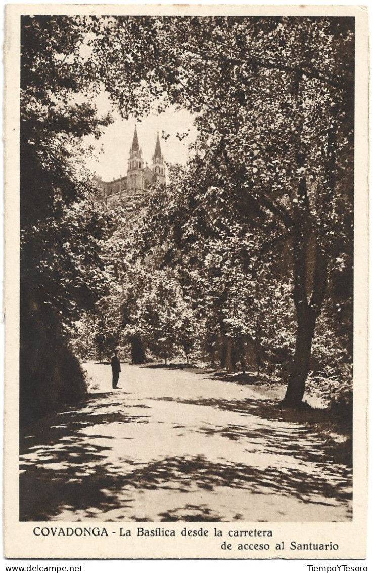 Postcard - Spain, Asturias, Covadonga, Sanctuary, N°889 - Asturias (Oviedo)