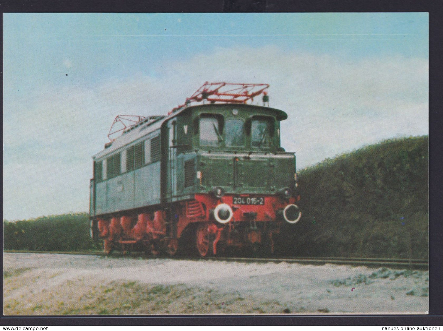 Berlin Privatganzsache Eisenbahn 2 WST Burgen & Schlösser Lokomotive - Private Postcards - Used