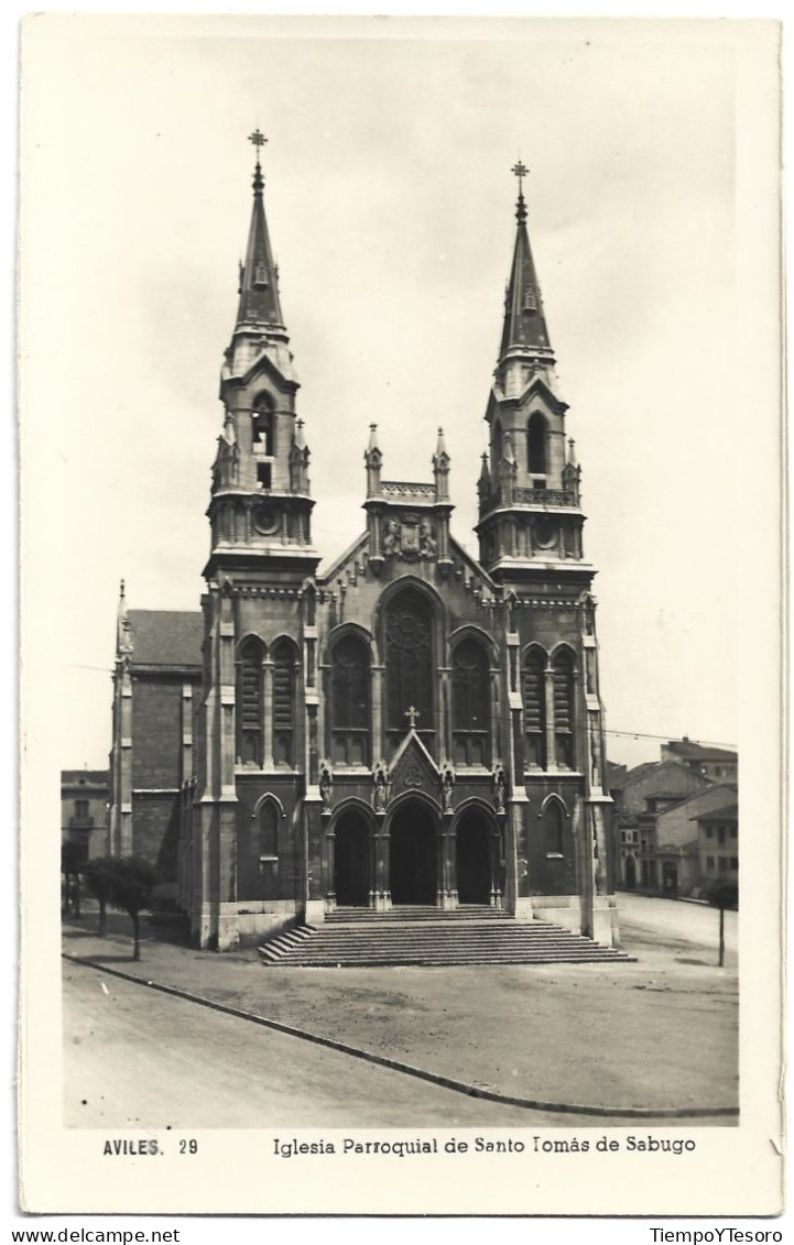 Postcard - Spain, Asturias, Santo Tomás De Sabugo Church, N°902 - Asturias (Oviedo)