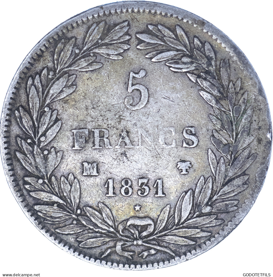 Louis-Philippe- 5 Francs 1831 Marseille - 5 Francs