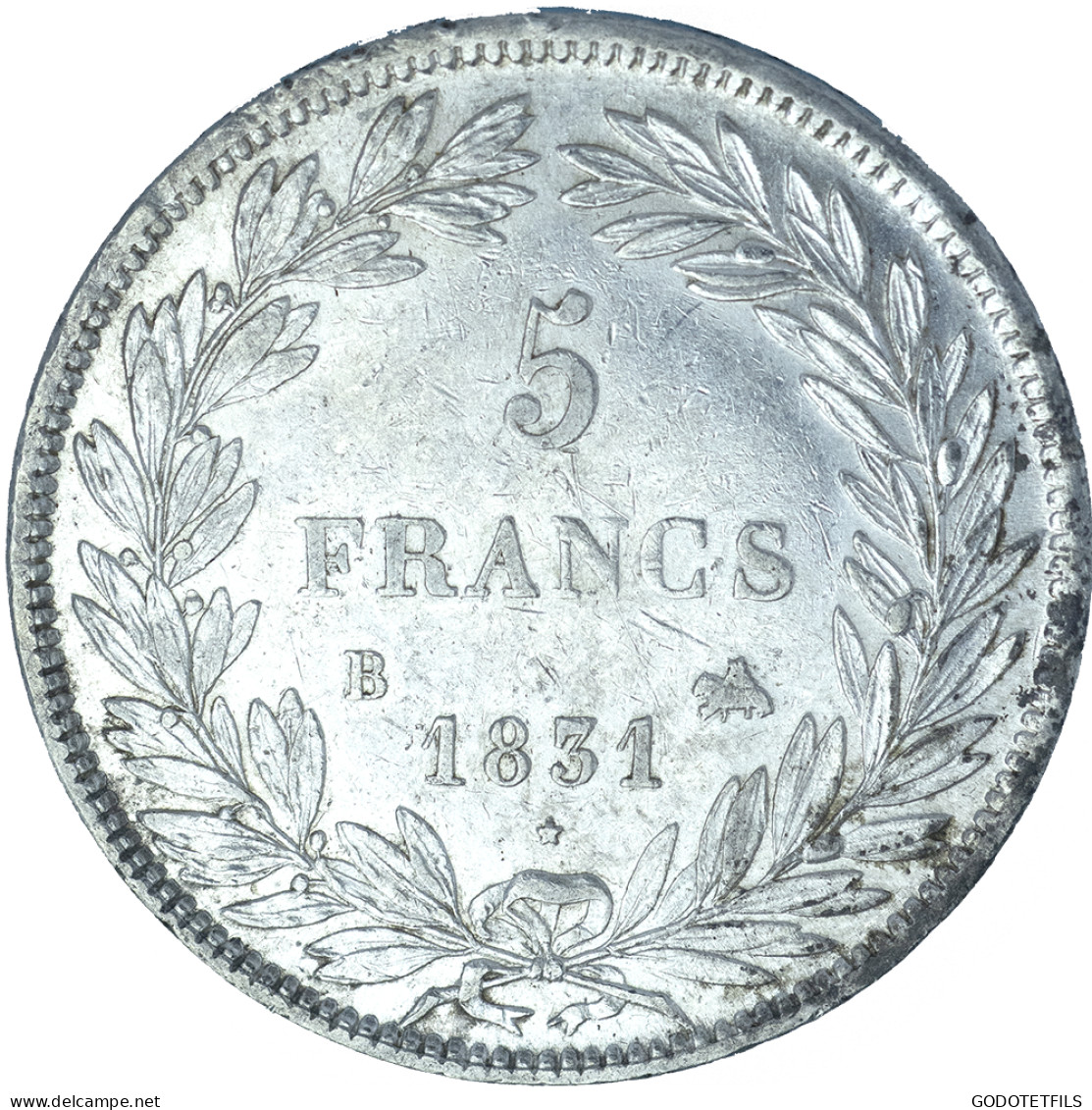 Louis-Philippe- 5 Francs 1831 Rouen - 5 Francs