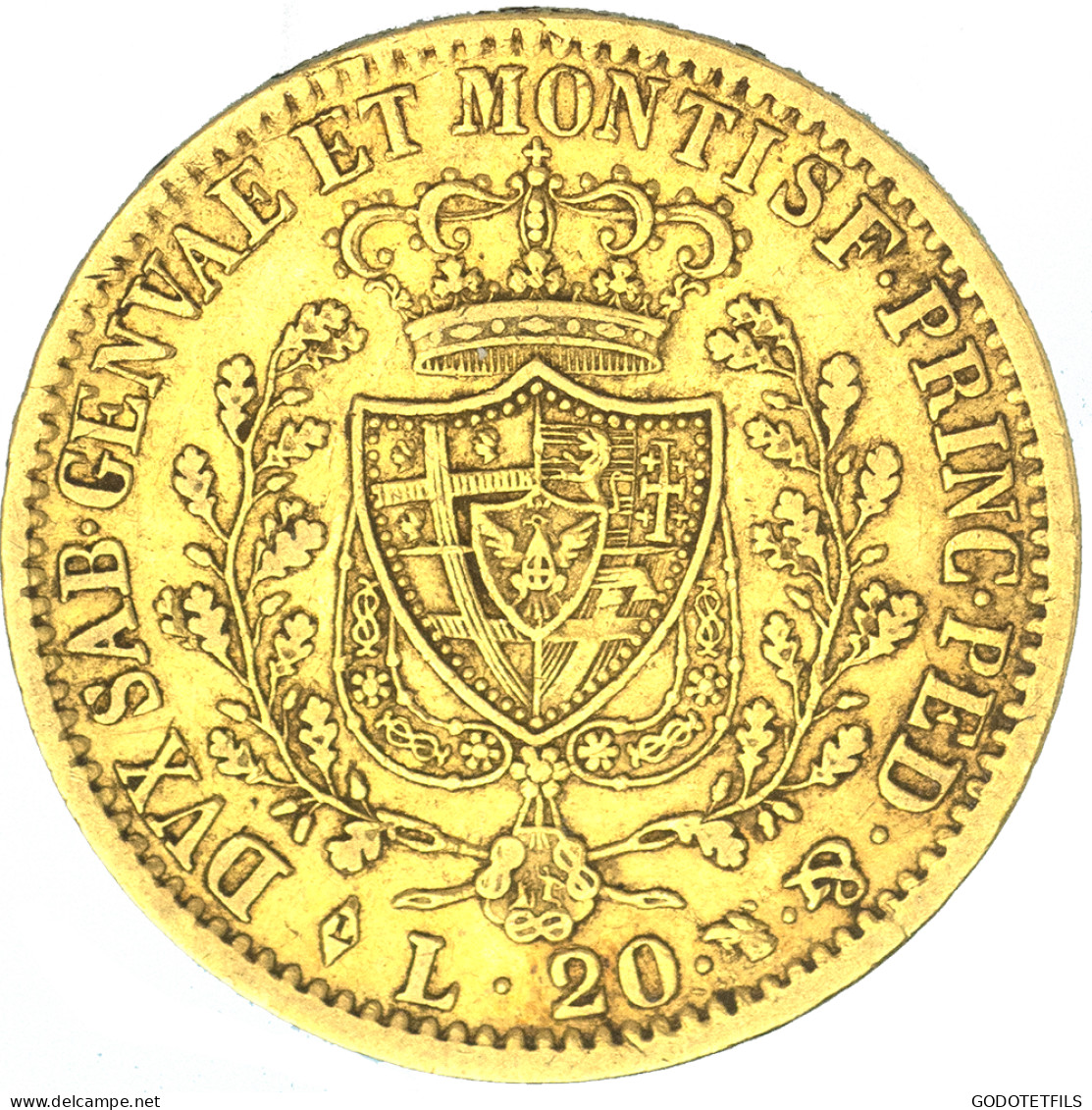 Italie-Royaume De Sardaigne-20 Lire Charles-Félix 1826 Turin - Piemonte-Sardegna, Savoia Italiana