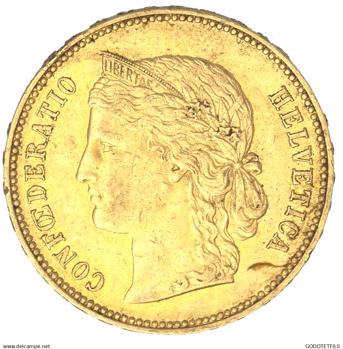 Suisse- 20 Francs Confédération Helvétique 1896 Berne - 20 Franken (oro)