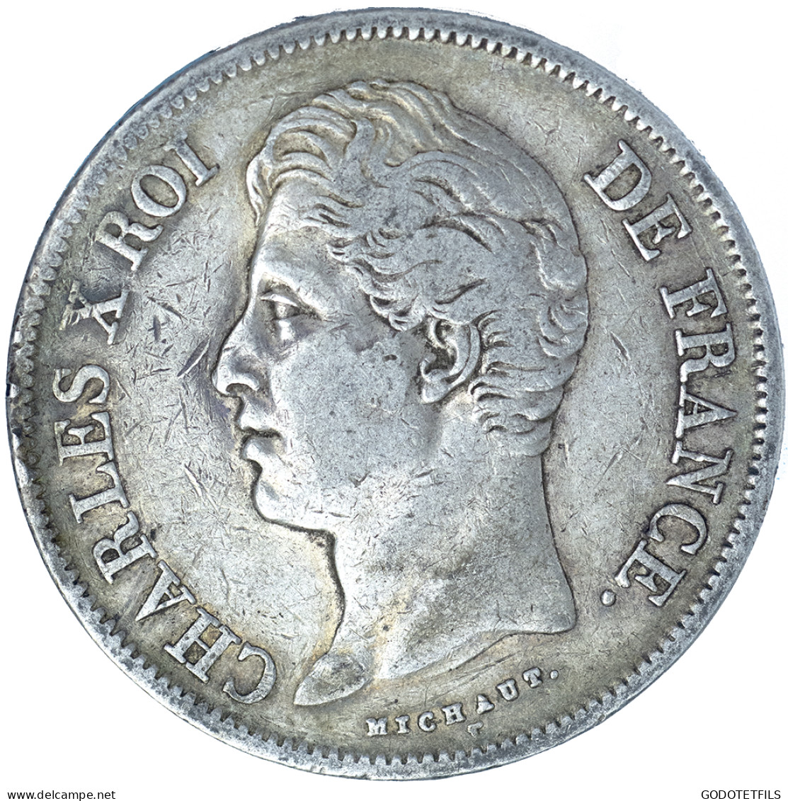 Charles X-5 Francs 1829 Rouen - 5 Francs