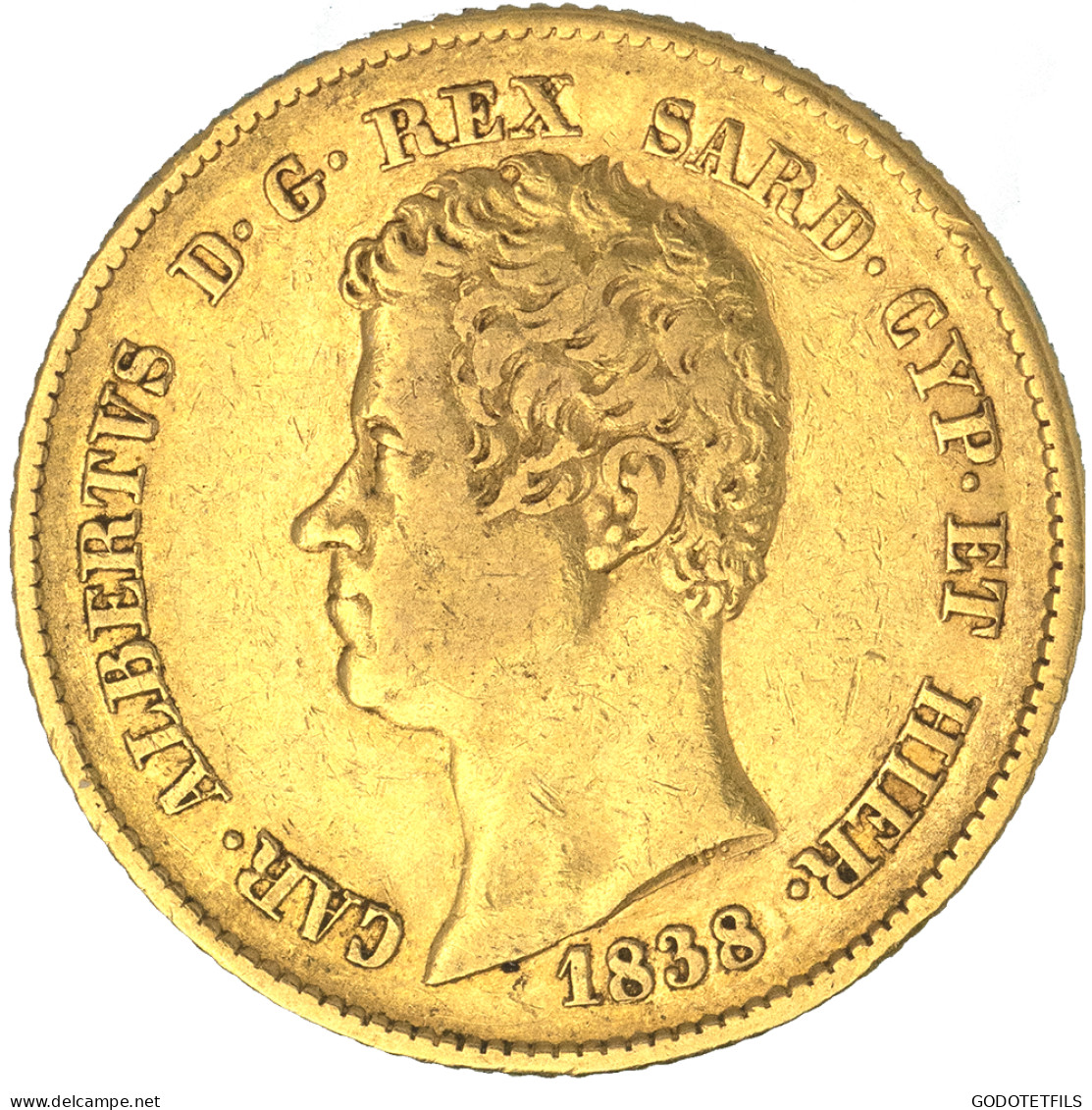 Italie-Royaume De Sardaigne-20 Lire Charles-Albert 1838 Gênes - Piamonte-Sardaigne-Savoie Italiana