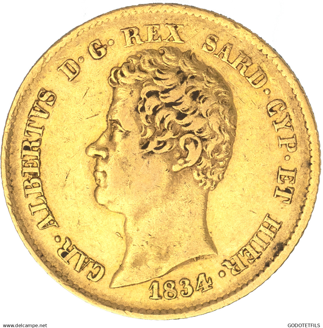 Italie-Royaume De Sardaigne-20 Lire Charles-Albert 1834 Gênes - Italian Piedmont-Sardinia-Savoie