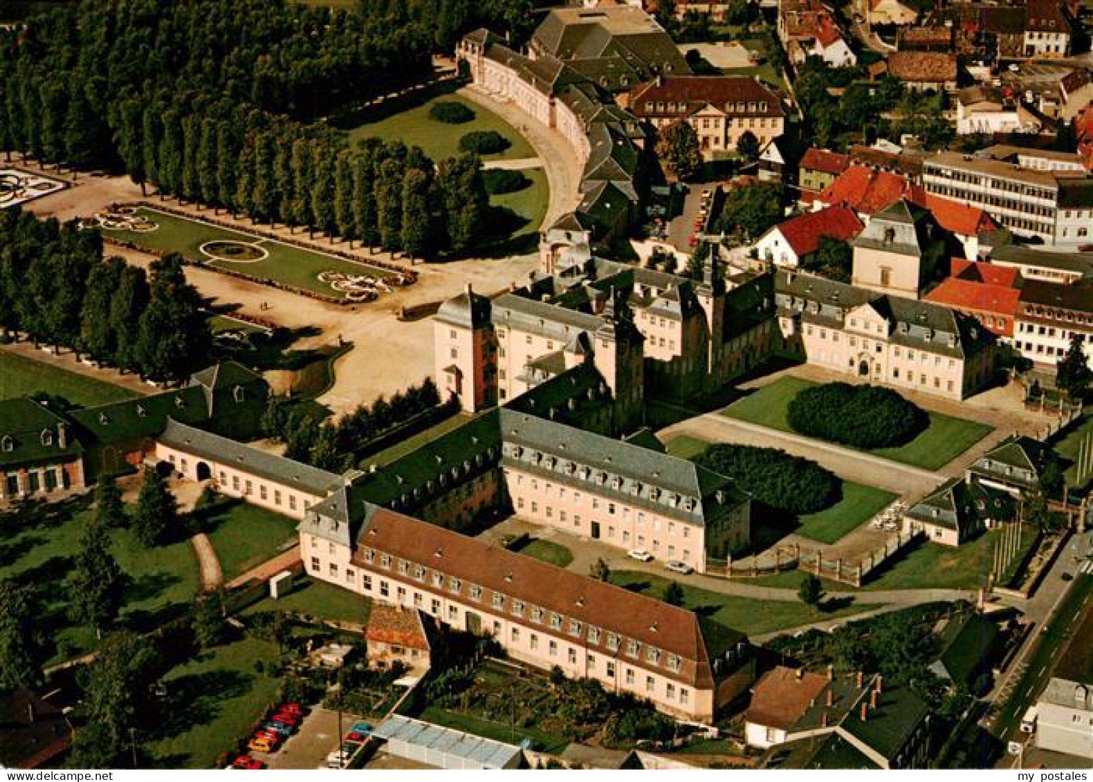 73957139 Schwetzingen_BW Schloss Mit Schlossgarten Fliegeraufnahme - Schwetzingen