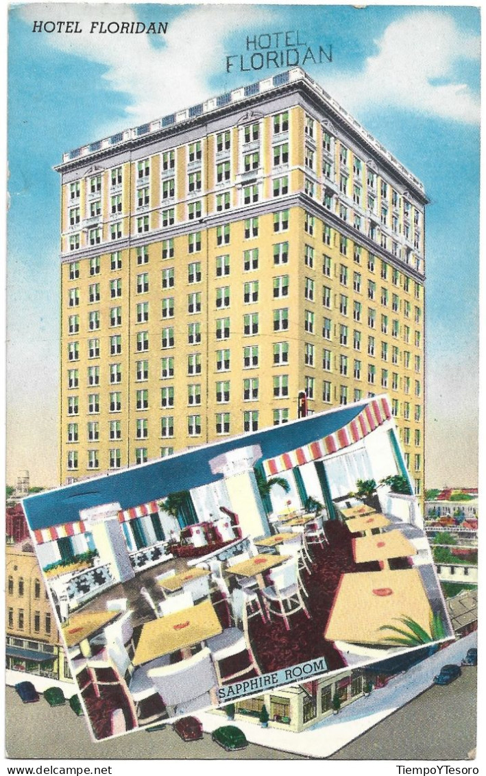 Postcard - USA, Florida, Tampa, Hotel Floridan, N°917 - Tampa
