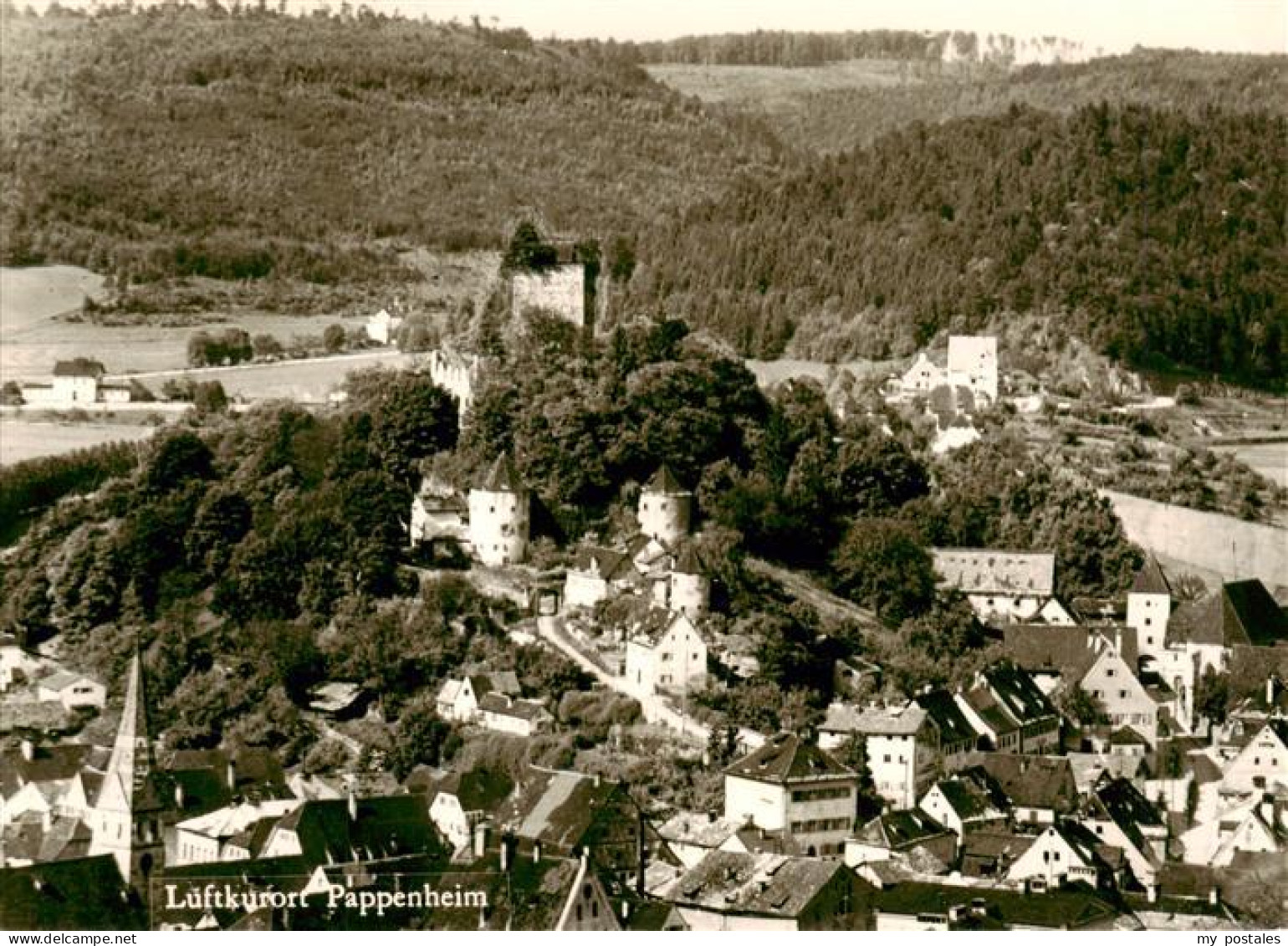 73917521 Pappenheim Mittelfranken Fliegeraufnahme - Pappenheim