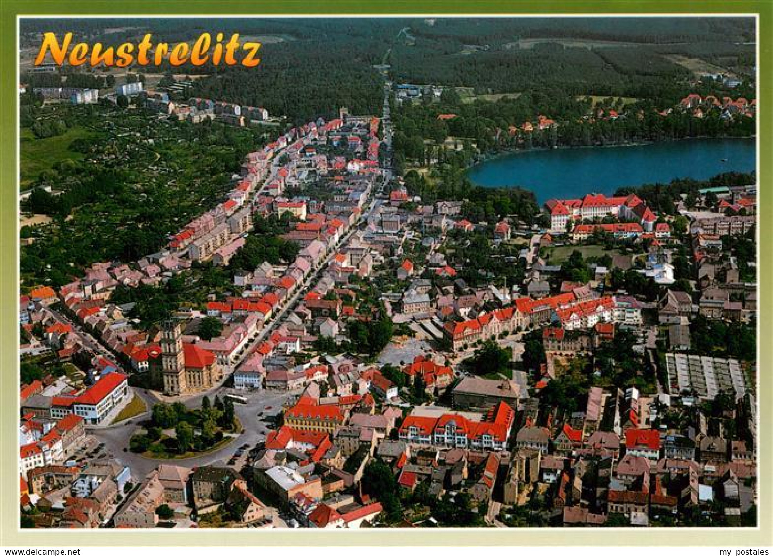 73917478 Neustrelitz Fliegeraufnahme - Neustrelitz