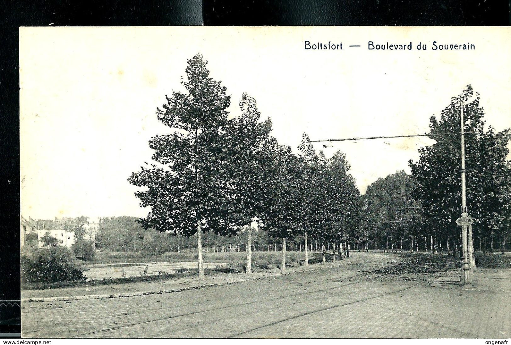 Boulevard Du Souverain  ( Rails Du Tram ) - Obl. 1922 - Watermaal-Bosvoorde - Watermael-Boitsfort