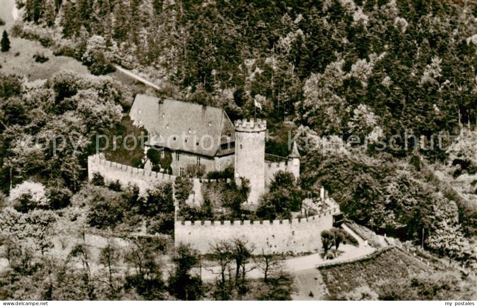 73809566 Biedenkopf Lahn Schloss Biedenkopf Fliegeraufnahme  - Biedenkopf