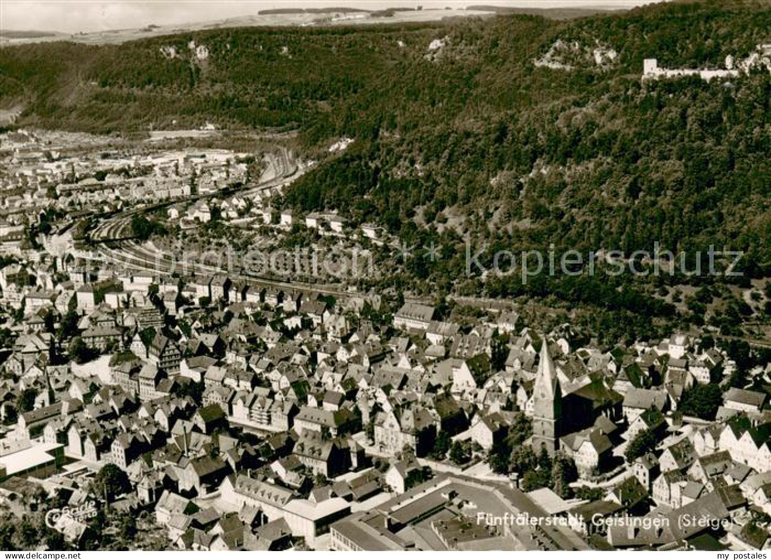 73770012 Geislingen Steige Fliegeraufnahme Geislingen Steige - Geislingen