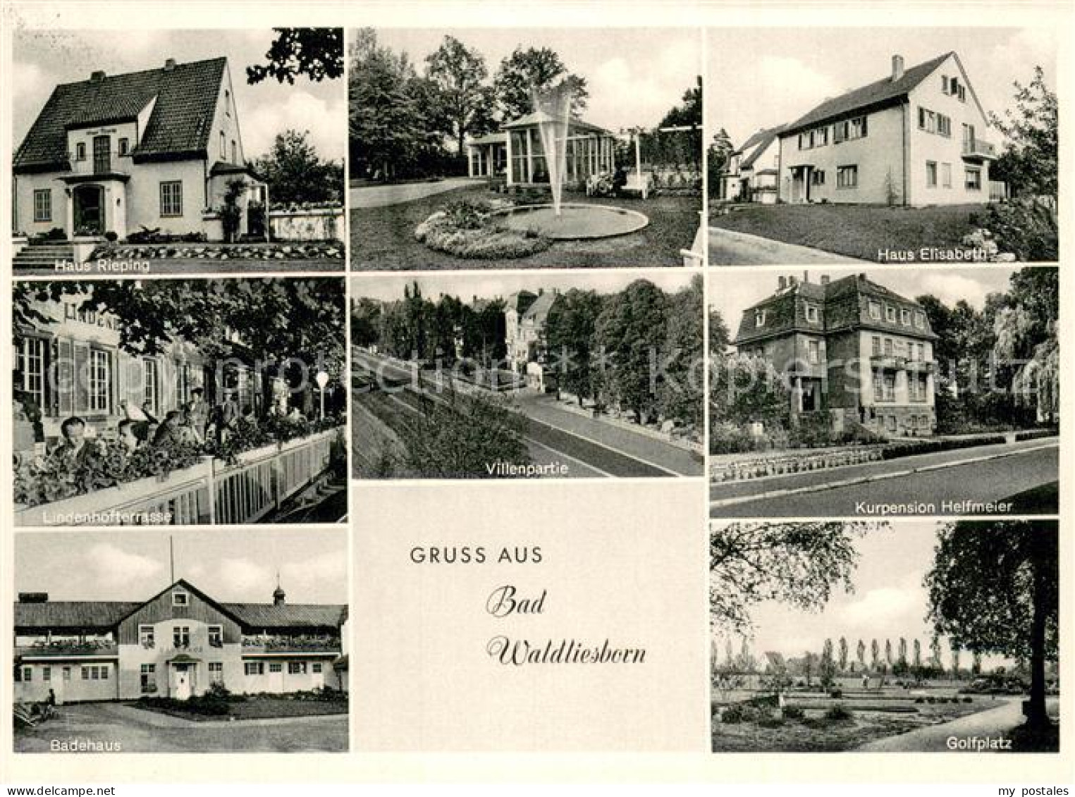 73769979 Bad Waldliesborn Villenpartie Haus-Rieping Badehaus Lindenhofterrasse G - Lippstadt