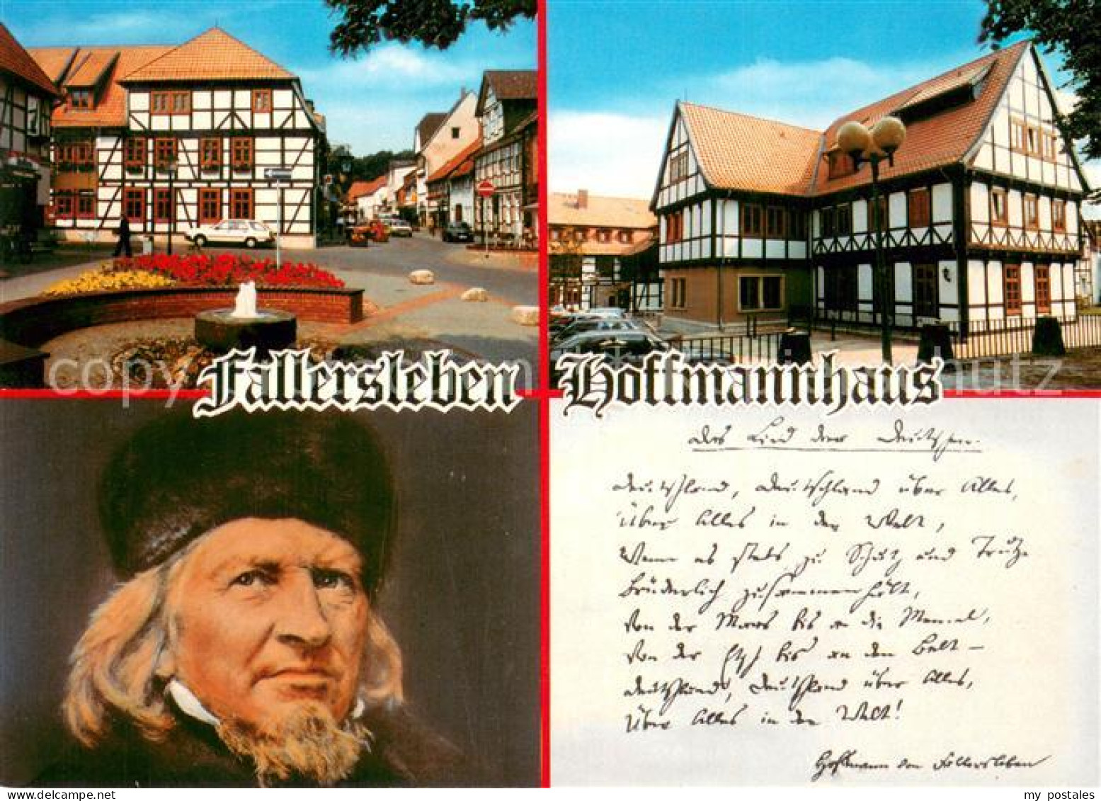 73737138 Fallersleben Hoffmann Von Fallersleben Portrait Und Haus Fallersleben - Wolfsburg