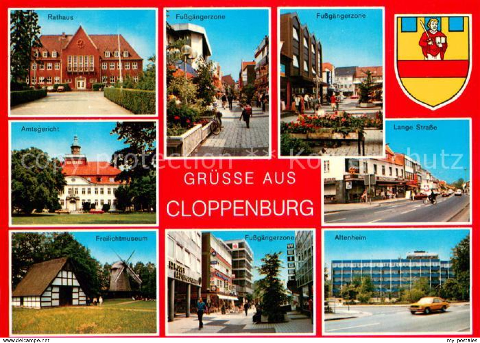 73737135 Cloppenburg Rathaus Amtsgericht Freilichtmuseum Fussgaengerzonen Lange  - Cloppenburg