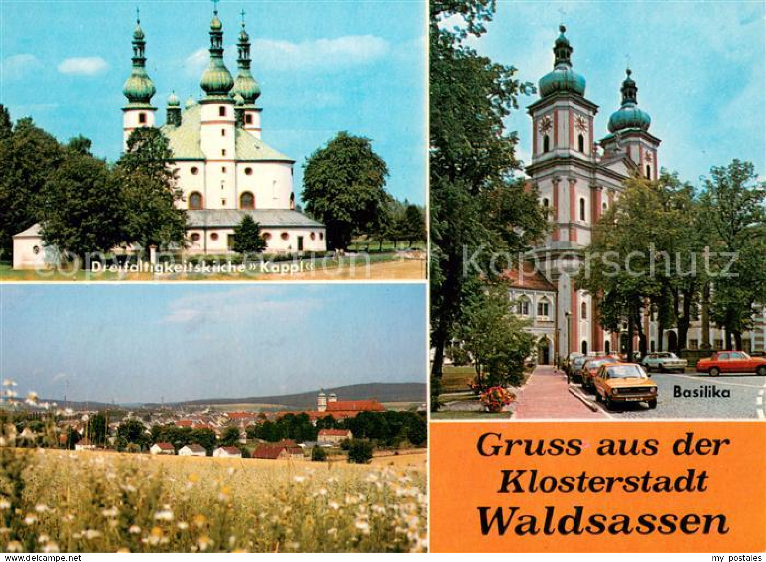 73737112 Waldsassen Dreifaltigkeitskirche Kappl Basilika Panorama Waldsassen - Waldsassen