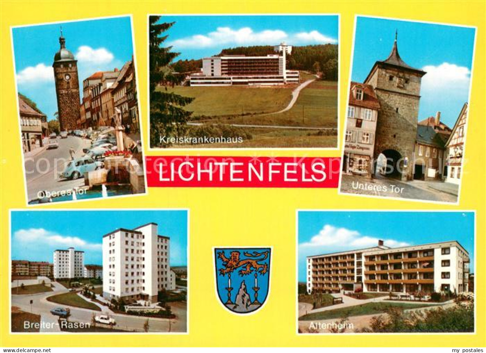 73736753 Lichtenfels Bayern Oberes Und Unteres Tor Krankenhaus Wohngebiet Breite - Lichtenfels