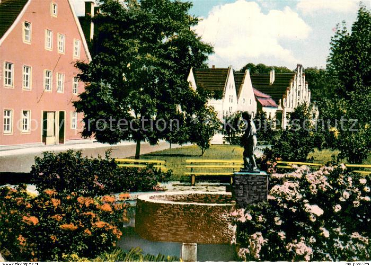 73736744 Dingolfing Obere Stadt Parkanlagen Brunnen Statue Dingolfing - Dingolfing