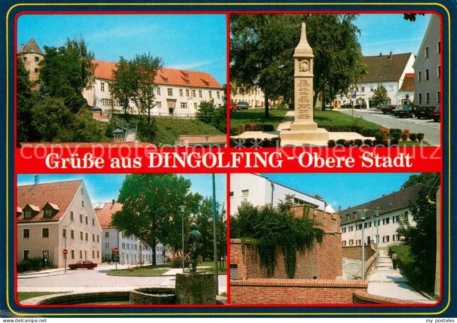 73736743 Dingolfing Teilansichten Obere Stadt Denkmal Stadtmauer Dingolfing - Dingolfing