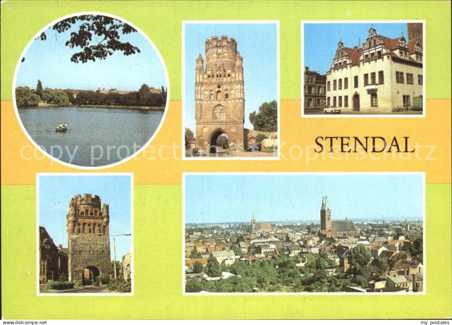 72375605 Stendal Uenglinger Tor Rathaus Tangermuender Tor Stendal - Stendal
