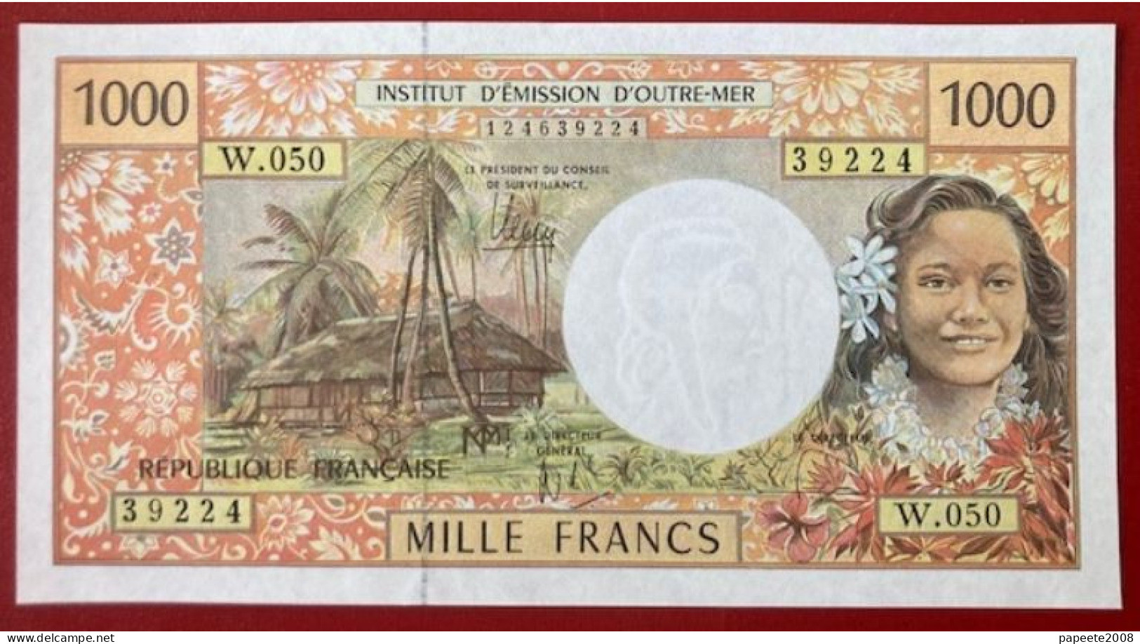 Polynésie Française / Tahiti - 1000 FCFP / W.050 / 2013 / Signatures: De Seze-Noyer-Besse - Neuf / Jamais Circulé - Frans Pacific Gebieden (1992-...)