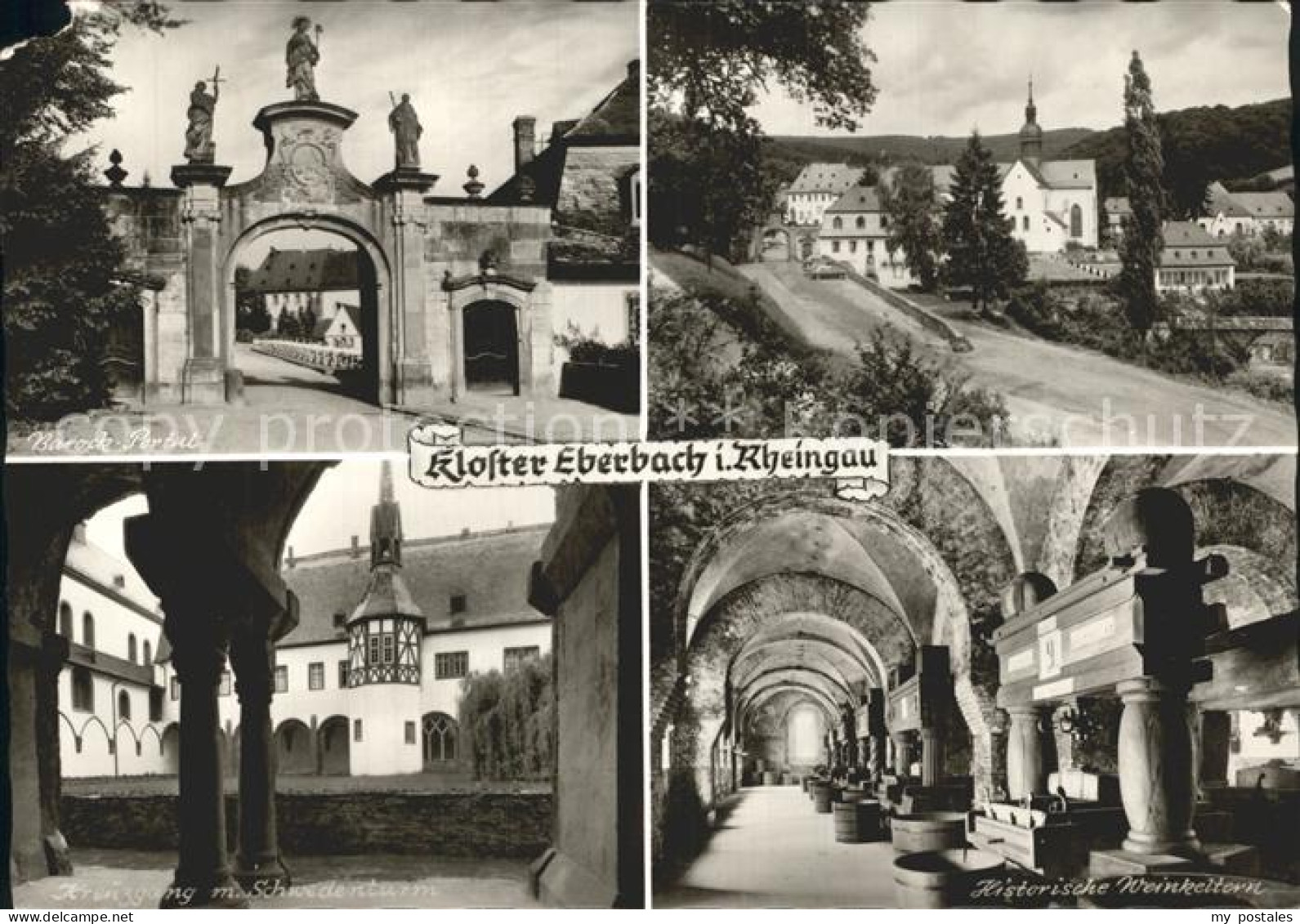 72374530 Eberbach Rheingau Kloster Barock-Portal Weinkeltern  Eberbach Rheingau - Eltville