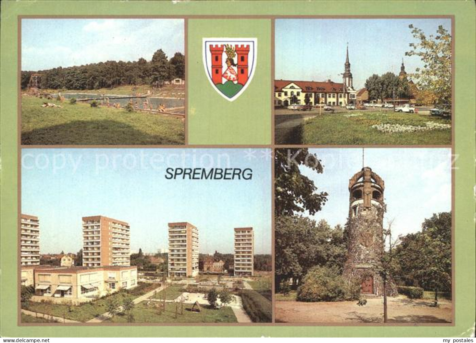 72372683 Spremberg Niederlausitz Markt Neubauten Georgenbergturm  Spremberg Grod - Spremberg