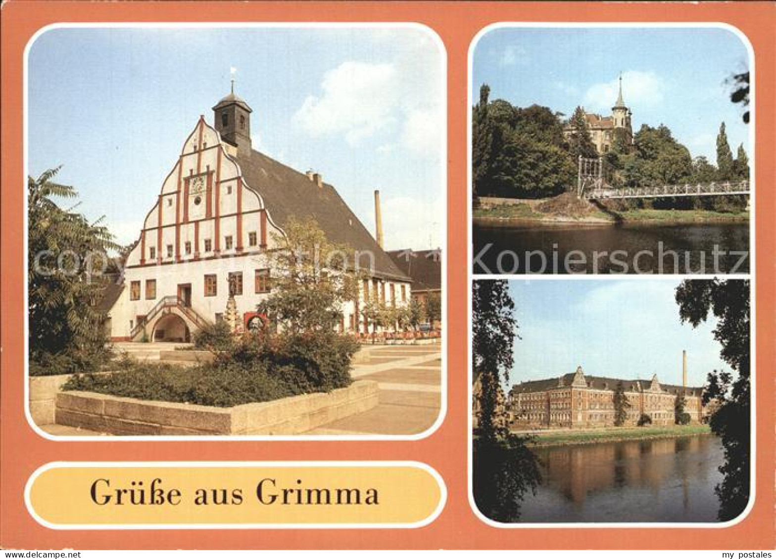 72372151 Grimma Rathaus Gattersburg EOS Ernst Schneller Grimma - Grimma