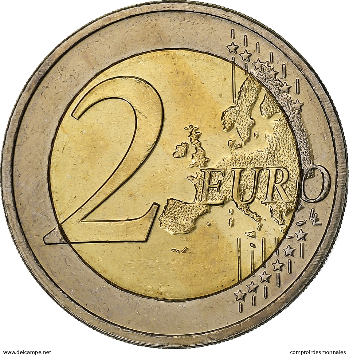 Luxembourg, 2 Euro, 2015, Utrecht, Bimétallique, SPL+ - Luxemburgo