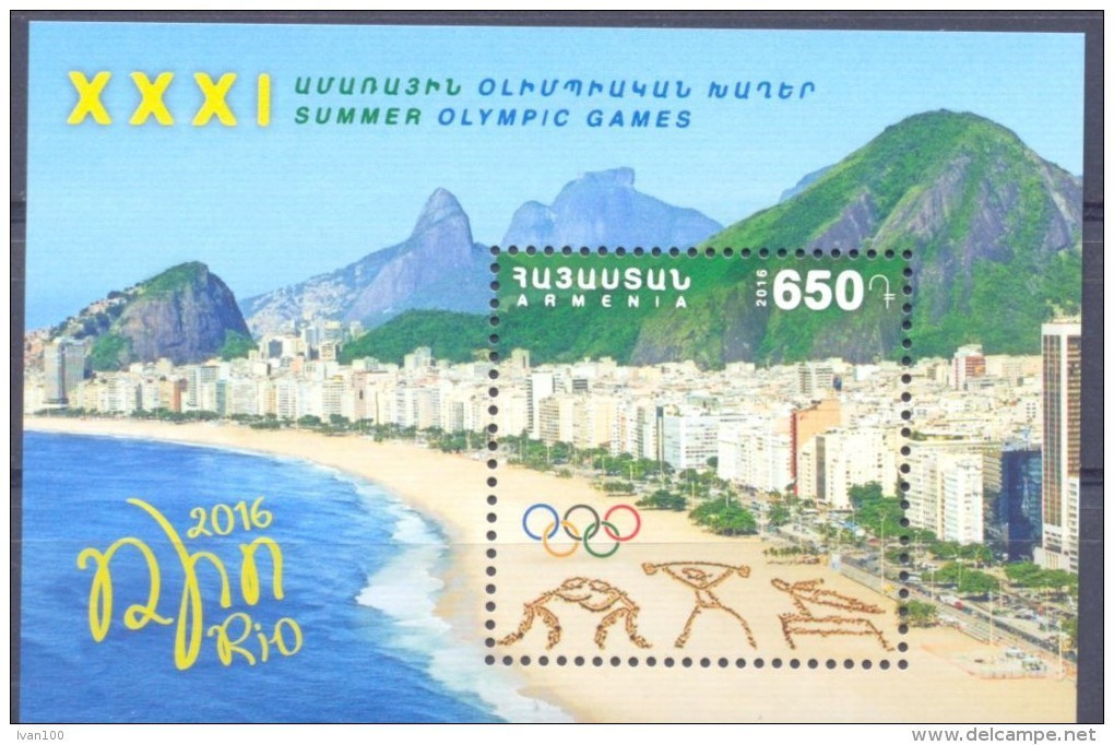 2016. Olympic Games Rio De Janeiro,  S/s, Mint/** - Eté 2016: Rio De Janeiro