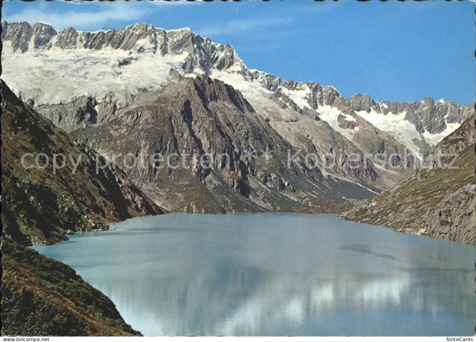 11904169 Goeschenen Goescheneralp Stausee Dammastock Mit Gletscher Goeschenen - Autres & Non Classés