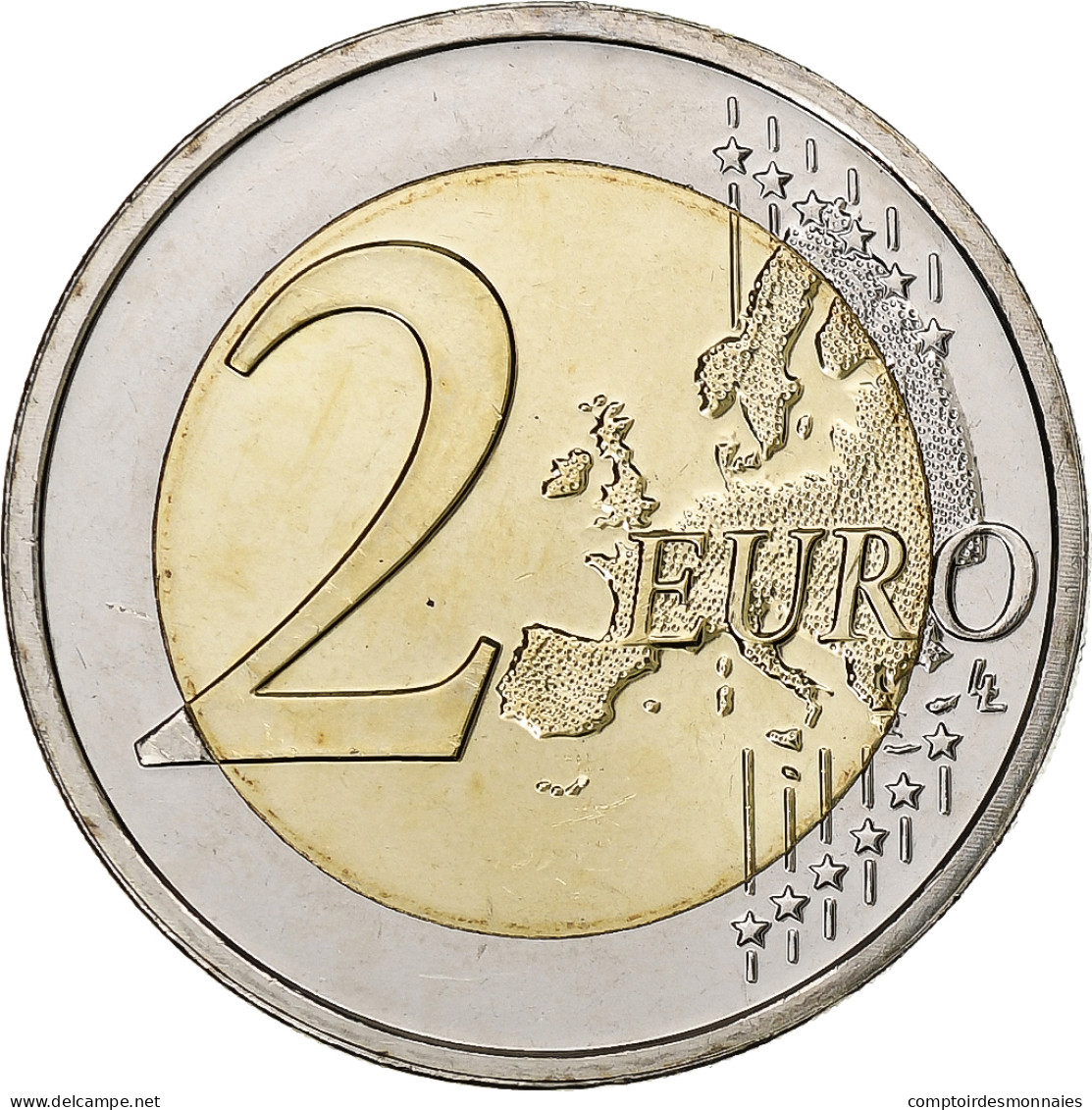 Luxembourg, 2 Euro, 2015, Utrecht, Bimétallique, SPL - Lussemburgo