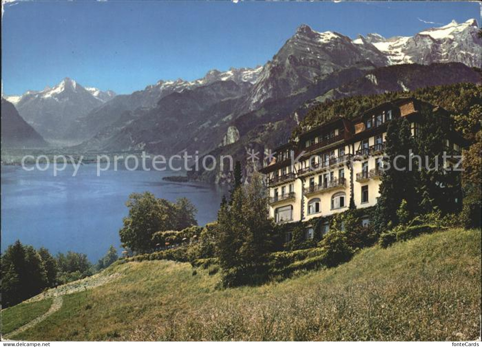 11899569 Seelisberg Hotel Bellevue Mit Urneralpen Vierwaldstaettersee Seelisberg - Autres & Non Classés