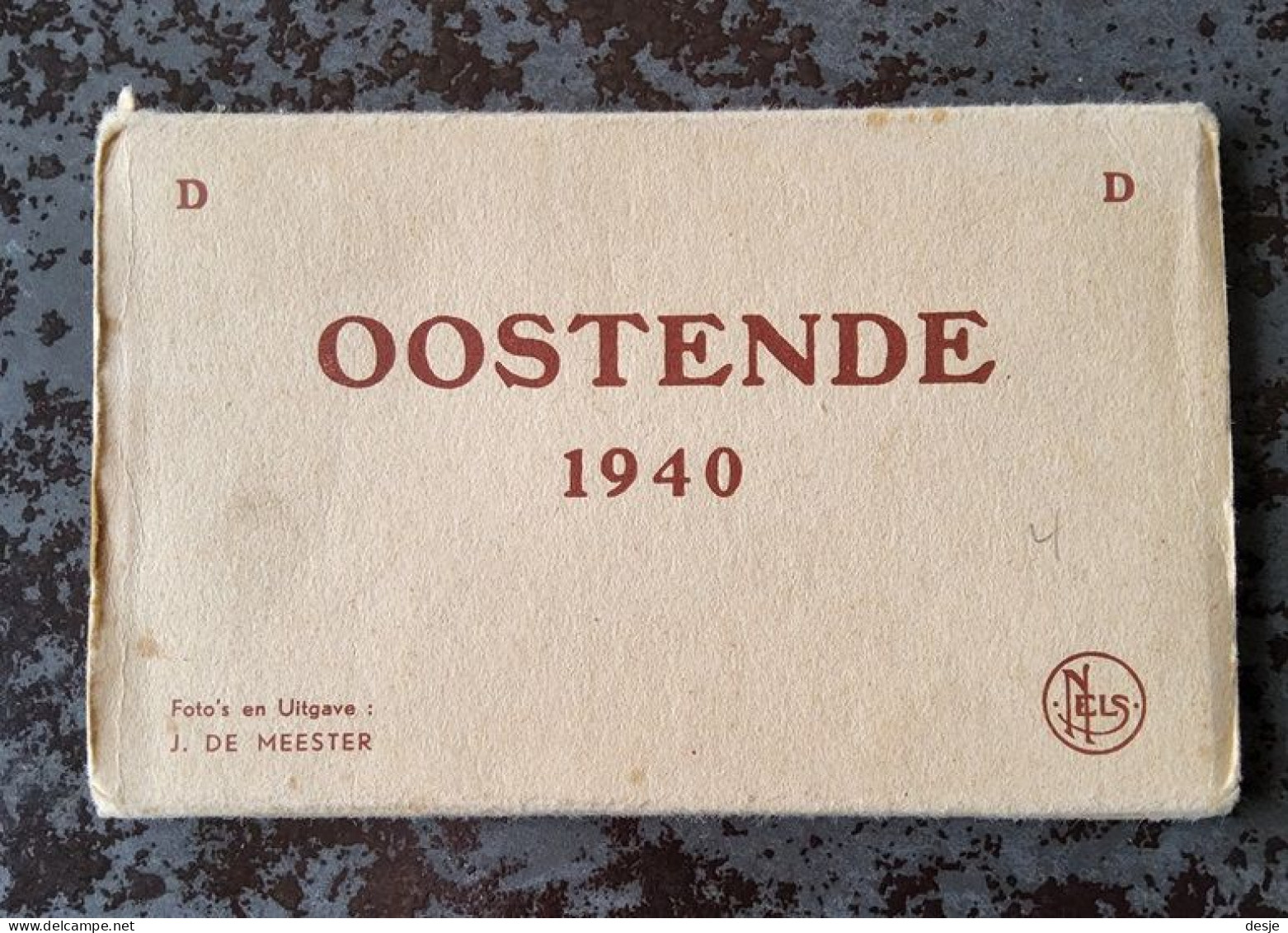 Oostende 1940 D, 10 Zichtkaarten, - Oostende